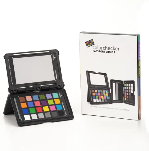 Miniatura 2 de Calibrite ColorChecker Passport Video 2 Kit portátil de calibración de color para foto/video, objetivos clásicos de 24 parches y balance de blancos