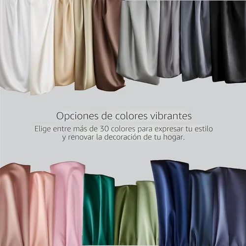 Miniatura 9 de Bedsure Paquete de 2 fundas de almohada de satén similares a las fundas de almohada de seda tamaño estándar, funda de almohada para mujeres que 01