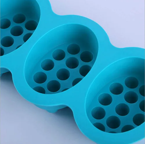 Miniatura 5 de 2 moldes de jabón de barra de masaje 3D, 4 cavidades, moldes de jabón de silicona de 4.5 onzas para hacer jabón de bricolaje, chocolate, arcilla