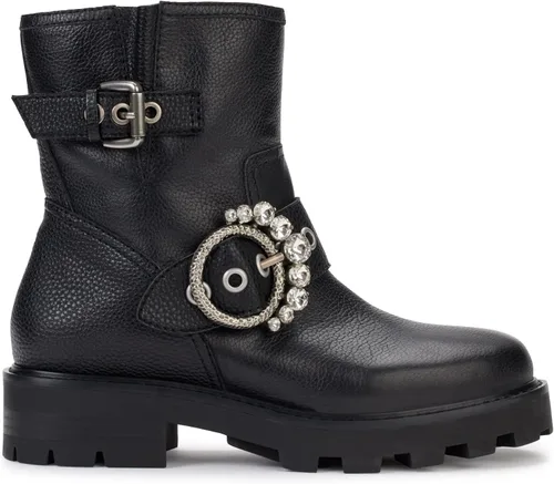 Miniatura 8 de Karl Lagerfeld Paris Botín Marceau con suela de lengüeta para mujer con botas de combate con detalles de cristal