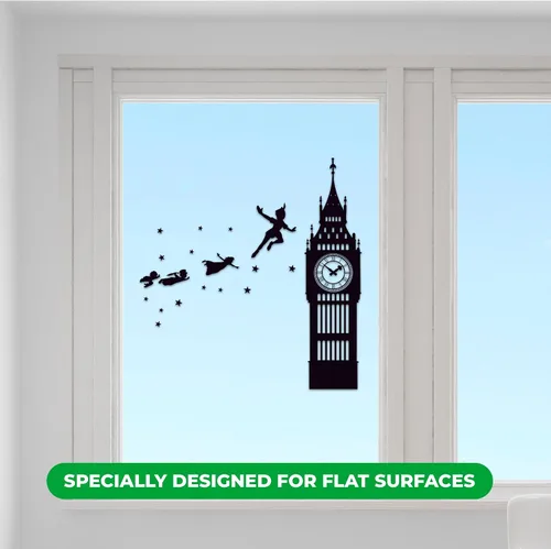 Miniatura 3 de Peter Pan Tinkerbell Neverland Big Ben - Decoración de pared con frase I Tinker Bell para decoración de habitación infantil, múltiples opciones