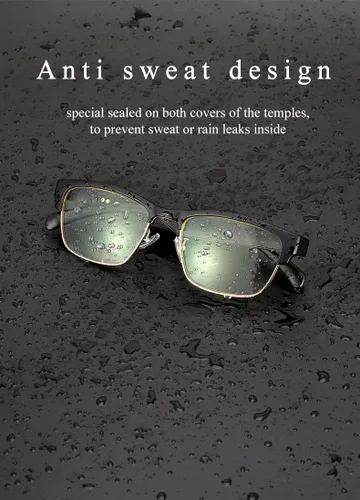 Miniatura 3 de Lentes de sol Bluetooth AI, nuevas gafas inalámbricas Bluetooth, lentes de audio inteligentes, lentes inteligentes de entretenimiento