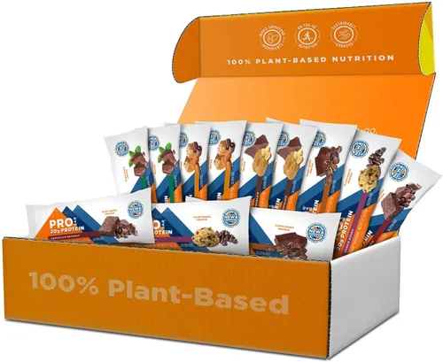Miniatura 8 de PROBAR - Barra de PROTEÍNA, Café Crujiente, Sin OGM, Sin Gluten, Saludable, A Base de Plantas, Ingredientes de Alimentos Integrales, Energía Natural