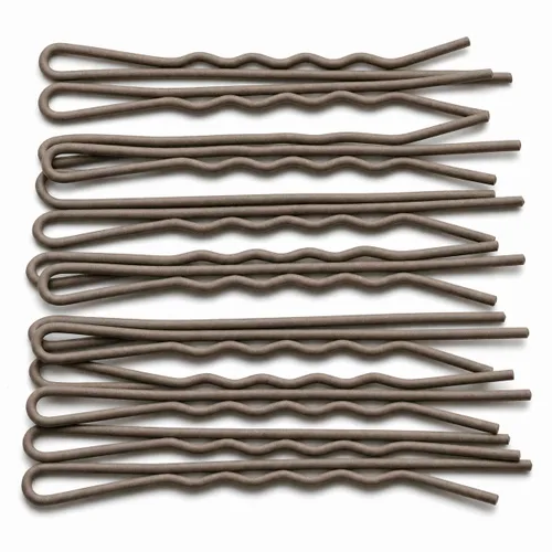 Bobby Pines de alta resistencia – Antideslizante Ultra Grip, Extra Fuerte Agarre para Cabello Grueso – Grado profesional de salón (12 unidades)