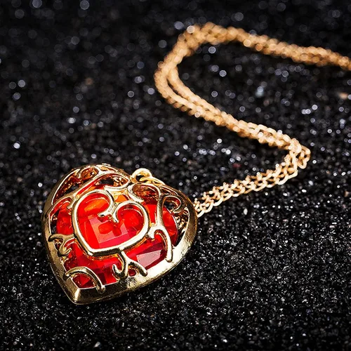 Miniatura 5 de Winssigma The Legend of Zelda - Juego de joyas de collar inspirado en la leyenda de Zelda para fanáticos Zinc No es una piedra preciosa