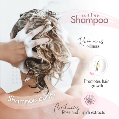 Miniatura 3 de Champú purificador, anti-pérdida de cabello y control del cabello graso, revitaliza el adelgazamiento del cabello y mejora el volumen, la fuerza