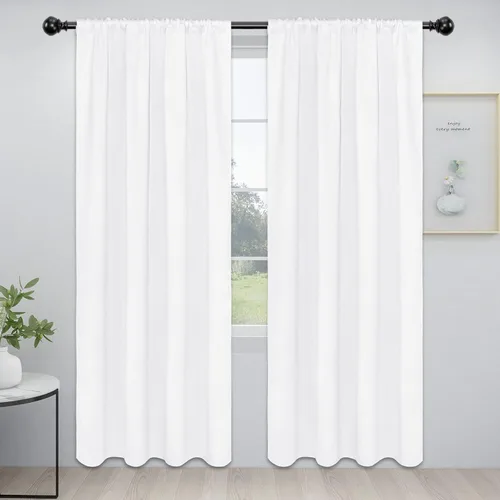 Miniatura 87 de Easy-Going - Cortinas opacas con bolsillo para varilla para el dormitorio, cortinas para ventanas que oscurecen la habitación o la sala de estar