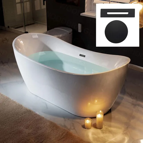 Miniatura 17 de WOODBRIDGE BTA1517-ORB-Drenaje & O+ Almohada BAÑERA, con ORB Drian Oil Rubbed Bronze