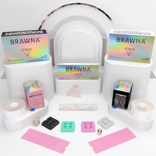 Miniatura 3 de BRAWNA Paquete de 440 cubiertas inalámbricas para bolígrafo de máquina PMU - Cubierta de máquina de microagujas - Suministros de PMU - Color - Rosa