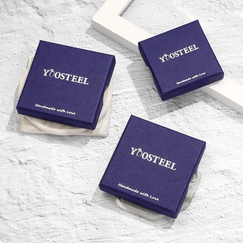 Miniatura 7 de Yoosteel Regalos de San Valentín para niños, adolescentes y niñas, collares con iniciales de cuentas coloridas para mujeres y niños, joyería