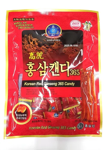 LENITH Caramelo duro de ginseng rojo coreano, auténtico regalo de hierbas coreanas, sabor dulce y amargo, 7.05 onzas (7.05 oz)