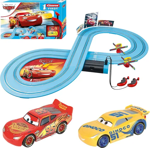 Miniatura 10 de Carrera First Paw Patrol - Pista de Carreras de Autos con Ranura - Incluye 2 Autos: Chase y Marshall - Juego de Carreras para Principiantes a