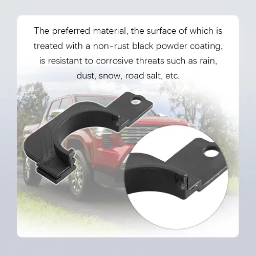 Miniatura 5 de HAOBO Soporte para tapa de gasolina compatible con Toyota Tacoma 2016-2024 3ª generación, accesorios exteriores automotrices, tapa de depósito