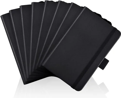 Miniatura 12 de AISBUGUR Cuaderno de bolsillo, cuaderno pequeño, paquete de 2 unidades en total de 320 páginas, cuaderno de bolsillo de 3.7 x 5.7 pulgadas