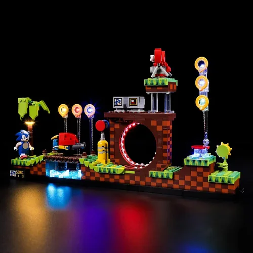 Miniatura 3 de BRIKSMAX Luz para Lego-21331 Sonic Hedgehog Green Hill Zone - Kit de iluminación LED compatible con Lego Ideas - No incluye el set de Lego
