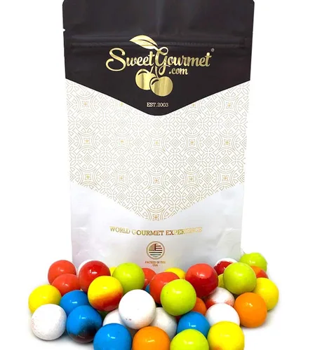 Miniatura 4 de SweetGourmet Rayos Bolas de goma de mascar rellenas agrias 2 libras