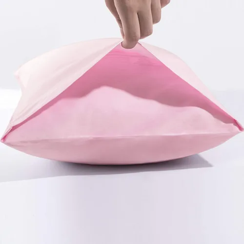 Miniatura 5 de NTBAY Fundas de Almohada de Algodón Egipcio Queen - Juego de 2, Fundas de Almohada de Algodón de 500 Hilos - Fundas de Almohada Suaves y Rosa