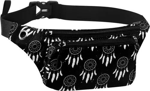 Miniatura 21 de Kamo Fanny Pack, Riñonera Mochila Impermeable Durable Poliéster Pequeño para el aire libre Ligero bolsa cruzada, bolso de día para Mujeres Hombres