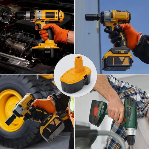 Miniatura 6 de Batería de repuesto mejorada de 18V para herramientas Dewalt 18V tipo XRP, paquete de 2 baterías Ni-MH de 5.0Ah compatibles con DC9096, DC9071