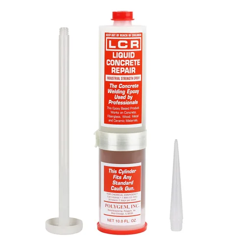 Miniatura 2 de POLYGEM EPOXY LCR Injection Epoxy Part A Resina y endurecedor B con 7 puertos para reparación de grietas de cimentación de hormigón, utiliza grietas