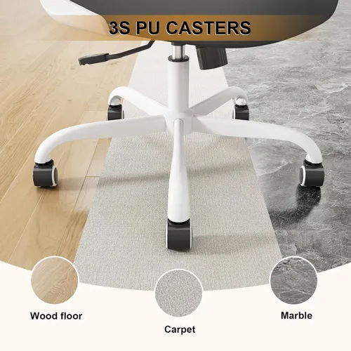 Miniatura 6 de Synorla Silla de oficina, sillas de escritorio ergonómicas de 330 libras de capacidad, silla de computadora de malla con respaldo alto