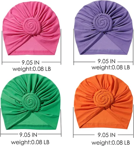 Miniatura 5 de Stretch Turban Hats for Women - African Knot Headwraps Soft Pre Tied Bonnet Hair wrap Pretied for Black Women