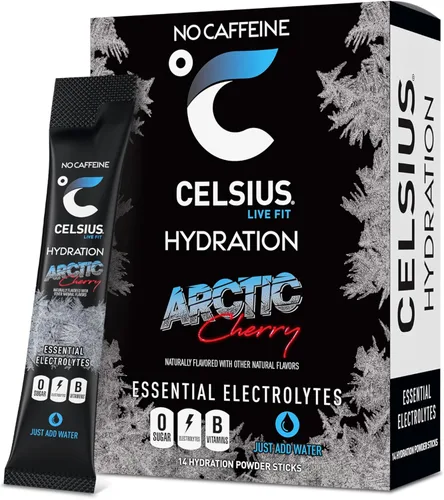 Miniatura 7 de Celsius Hydration™ Blue Razz, mezcla de bebida de hidratación con electrolitos sin azúcar (paquete de 14)