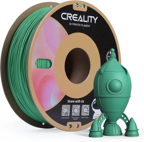 Miniatura 36 de Creality Filamento de madera PLA de 4.4 lbs, filamento de impresora 3D de 0.069 in, textura seda suave, dureza, filamento de impresión de carrete