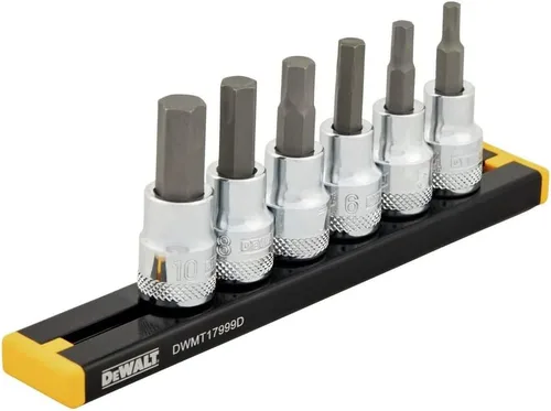 Miniatura 9 de DEWALT CONJUNTO DE ENCHUFE HEXAL SAE, 6PC (DWMT17000)