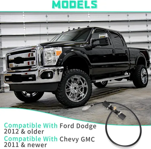 Miniatura 6 de Kit de instalación de depósito de combustible auxiliar diésel de 1-1/2 pulgadas compatible con Ford Dodge 2012 y más antiguos, compatible con Chevy