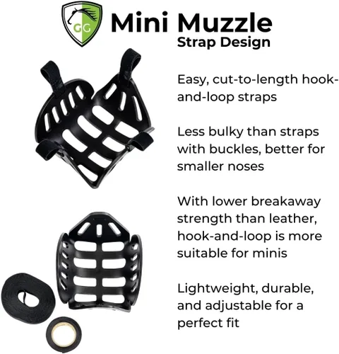 Miniatura 2 de GG Equine GreenGuard - Bozal de pastoreo para caballo, accesorios para caballos más ligeros y duraderos, cómodo bozal para caballos con flujo