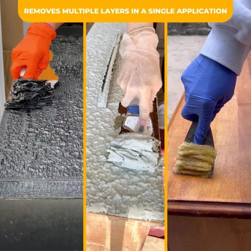 Miniatura 3 de Kit de Eliminación de Pintura para Muebles de GREENEZ Elimina Múltiples Capas de Pintura Removedor de Barniz y Epoxi Removedor de Pintura
