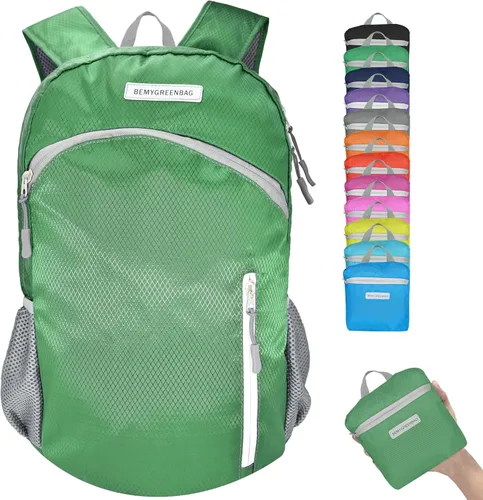 Miniatura 16 de Mochila impermeable plegable 35L para viajes de deportes al aire libre dentro del compartimento de ropa mojada plegable para múltiples 1Azul cielo