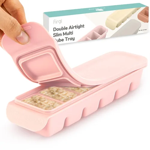Miniatura 26 de Bandeja de silicona para congelador con tapa, 100% silicona platino de grado alimenticio, resistencia a fugas y apta para lavavajillas para 4