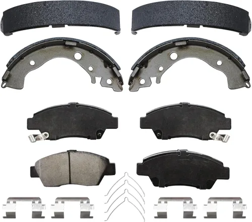 Miniatura 101 de Detroit Axle - Pastillas de freno de cerámica delanteras Reemplazo de pinza de freno derecha para Dodge Ram 1500 Dakota, Ram 1500 Classic - Juego