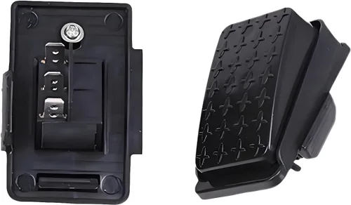 Miniatura 39 de 3 piezas Interruptor de engranajes de 31x25mm de 6 pines 6V/12V Interruptor de palanca de avance, parada, marcha atrás para juguetes eléctricos