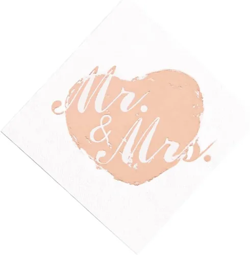 Miniatura 11 de Paquete de 100 servilletas de cóctel de papel con diseño dorado, cena formal, aniversario, servilletas de boda para mesas, habitaciones