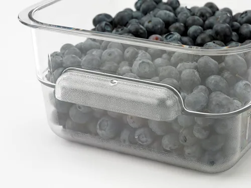 Miniatura 5 de Carlisle FoodService Products Squares - Recipiente cuadrado para almacenamiento de alimentos con diseño apilable para catering, bufés, restaurantes