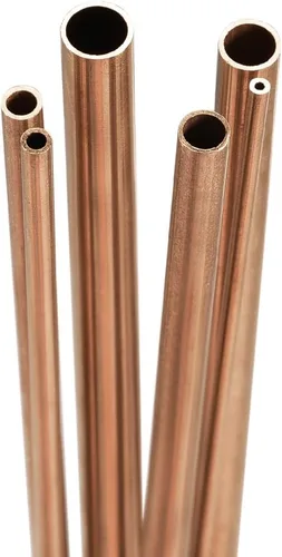 Miniatura 4 de uxcell Tubo de cobre, 0.079 in, 0.118 in, 0.157 in, 0.197 in, 0.236 in, 0.276 in de diámetro exterior x 0.020 in, grosor de pared, 11.811 in