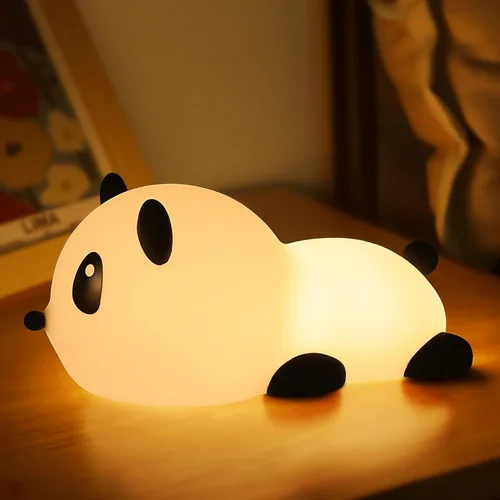Miniatura 8 de Linda Luz Nocturna de Pato: Lámpara LED de Pato de Silicona para Bebé - 7 Colores Lámpara Nocturna para Niños - Luz Nocturna Recargable