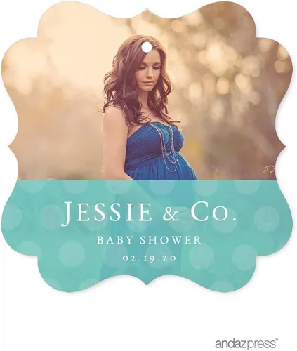 Miniatura 15 de Colección de Baby shower de Andaz Press Baby & Co., Banner Cards & Gifts, 1