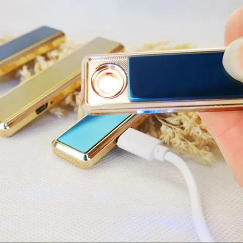 Miniatura 2 de Xipe - Encendedor de arco USB resistente al viento, encendedor de arco USB recargable (dorado)