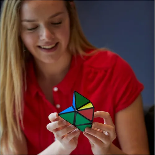 Miniatura 7 de Rubik's Cubo, pirámide, pirámide de Rubik's para resolver problemas, rompecabezas clásico a juego de colores, juguete para ansiedad, rompecabezas