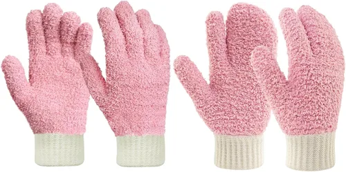 Miniatura 20 de MIG4U Guantes de limpieza de microfibra para el hogar, guantes para limpiar persianas, ventanas, contraventanas, muebles y coche, reutilizables, sin