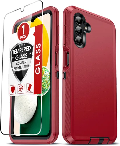 Miniatura 34 de LeYi Funda compatible con Samsumg Galaxy A05 4G: Galaxy A05 4G con resistente a los golpes, 3 en 1 de cuerpo completo, protección resistente