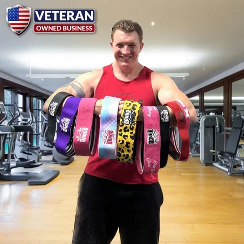 Miniatura 5 de THE X BANDS Bandas de resistencia para glúteos, entrenamiento pesado para piernas, desafío de quemaduras de yoga, lazo de construcción de glúteos