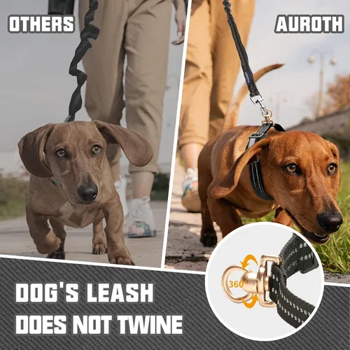 Miniatura 3 de Auroth Collar de perro para perros medianos y grandes, collar reflectante para perro, collares ajustables de nailon suave con anillo en D de metal