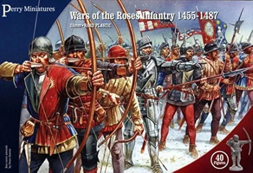 Perry Miniatures WR1 Guerra de las rosas 1455 – 87 – 28 mm, 1: 56 40 cifras por Perry Miniatures