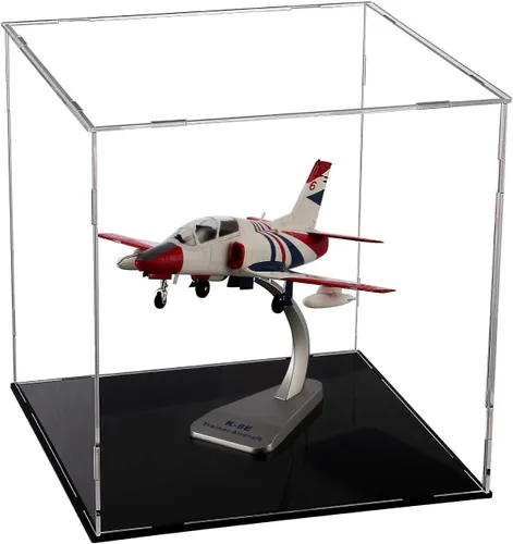 Miniatura 12 de Evron Vitrina para coleccionables para ensamblar, caja de acrílico transparente, alternativa a estuche de vidrio para exhibir figuras de acción