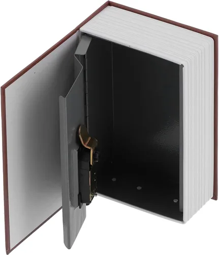 Miniatura 3 de Caja fuerte de almacenamiento con diseño de libro de diversión, caja fuerte oculta con cerradura de combinación de seguridad para dinero, documentos
